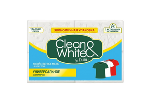 Мыло хозяйственное Универсальное Clean&White Duru 4х120 г фото