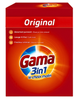 Стиральный порошок для цветного белья Original 3в1 Gama 1,625 кг (25 стирок) фото